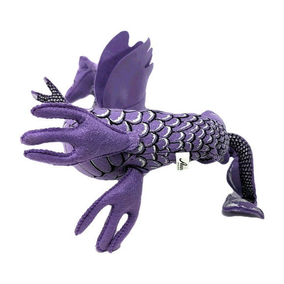 ANNALEE Purple Dragon Doll Figure Poseable 12 in 2020 Retired Collectible 311720 - Picture 10 of 12